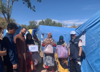 ‘Aisyiyah Helps Moroccan Women and Children Affected by Earthquake