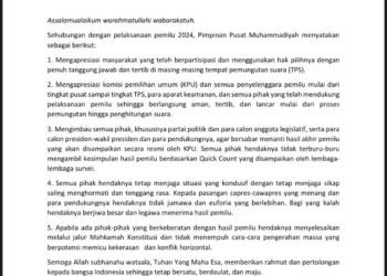 Press Release of Muhammadiyah on the Implementation of the 2024 Elections