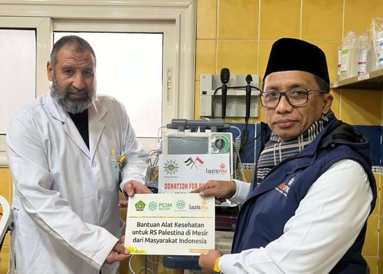 Muhammadiyah Provides Critical Medical Equipment to the Palestine Hospital in Egypt