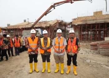 Raja Muda Perlis Appreciates the Construction of the Main Venue of the 49th Muktamar Muhammadiyah in North Sumatra